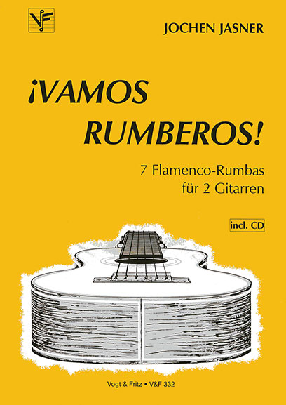 Notenheft-Cover: Jochen Jasner - ¡Vamos Rumberos! - für 2 Gitarren